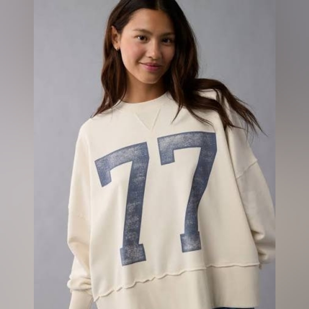 Aerie Cream Sweatshirt